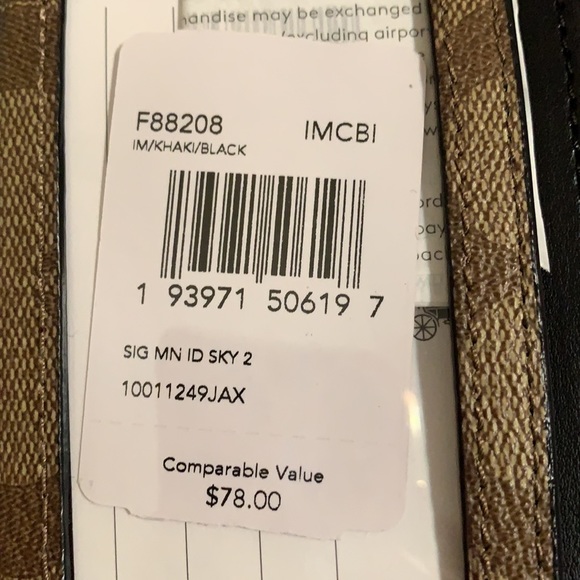 💯 %Authentic Coach ID card wallet - Picture 4 of 4